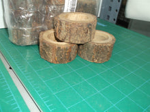 12 2.75" tree slice rings for crafts
