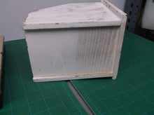 4 slot wooden desk organizer white