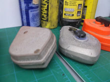 4 chalk lines with chalk