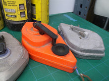 4 chalk lines with chalk