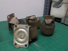 (4) Faultless Swivel Casters 3x1-13/16 Wheels 400-2-1/2