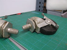(2) Bassick Swivel Locking Brake Casters Rubber Wheel 3" x 3/4"