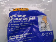 Frost King Pipe Wrap Insulation Tape 2" x 1/8" x 15' R Value 2.0 Foil Foam FV15H
