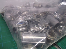 Lot of 100+ electrical conduit fittings nuts etc