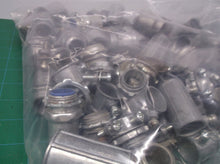 Lot of 100+ electrical conduit fittings nuts etc