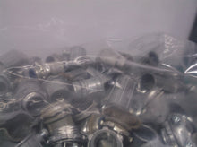 Lot of 100+ electrical conduit fittings nuts etc