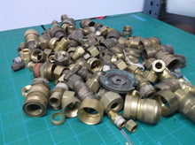 9 + lbs Assorted brass fitting connectors and couplings