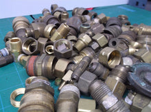 9 + lbs Assorted brass fitting connectors and couplings