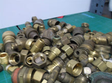 9 + lbs Assorted brass fitting connectors and couplings