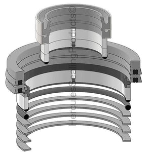 JLG Lift Aftermarket 2900398 Hydraulic Cylinder Seal Kit