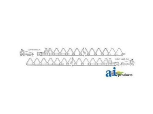 861-961 Sickle Assembly, 8' (RH), Chrome 11ga sabertooth, 60Ã‚¡ CTSK Bolt-On