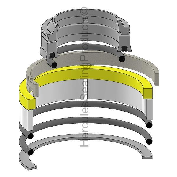 375-1805-567 Reeving Cylinder Seal Kit Fits McNeilus Refuse Hauler XC High Comp