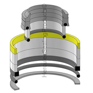 605752 Reeving Cylinder Seal Kit Fits McNeilus Refuse Hauler XC High