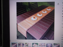 Bamboo Table Runner 11.8"X106.3", Natural Bamboo Traditional Handmade Table Mat