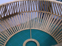 wicker ceiling light fixture with hardware