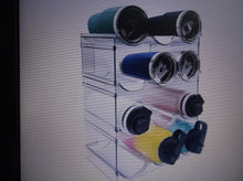 4 Pack Water Bottle Organizer, Stackable Kitchen Pantry Organization and Storage