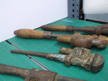 lot of 4 vintage adjustable pipe wrenches