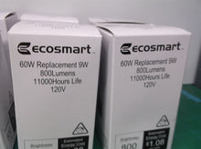 (6) ecosmart 60w Replacement 9w 800 lumens
