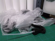 Lot of 6 150ml white bottles with 12 black pump spray nozzles