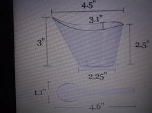 Tosnail 75 Pack 7 Ounce Clear Plastic Dessert Cups with 75 Pieces Clear Plastic