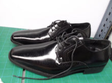 Men's 9M Stacy Adams Ardell Plain Toe Oxford Lace Up Slip Resistant Black 20162