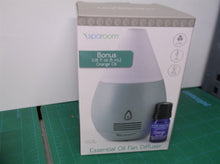 Essential Oil Fan Diffusers by Sparoom/Blue/ Bonus 0.16 fl oz Orange Oil