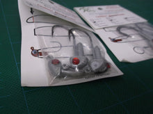 (6) 3/0 Silver/Red Eye ORIGINAL JIGHEAD ROCKPORT RATTLER Fish Jig 815996010311