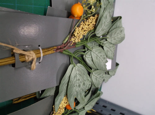 (6) Threshold Green Leaf Stem Bristle Berry 3pcs per card 12