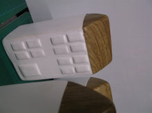 Lot of 3 2.5 x 4 x 2 & lot of 3 4 x 3 x 2 ceramic houses