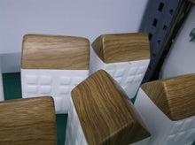 Lot of 3 2.5 x 4 x 2 & lot of 3 4 x 3 x 2 ceramic houses