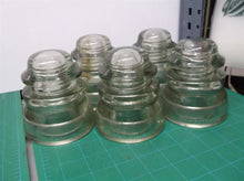 5 ARMSTRON Clear Glass Insulator Marked DP1 Made in U.S.A.