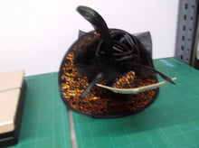 Celebrate It Halloween Headband Witches Hat Feather Rose Black Orange