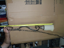 21" hanging lamp with 10' of chain and 15' of cord