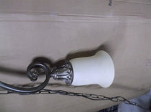 21" hanging lamp with 10' of chain and 15' of cord