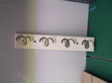 Octopus 4 Hooks Rail Silver/White