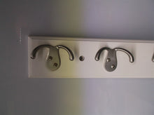 Octopus 4 Hooks Rail Silver/White