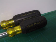 2-KLEIN TOOLS 3/8" & 7/16" HOLLOW SHAFT NUT DRIVERS #630 MADE IN THE U.S.A