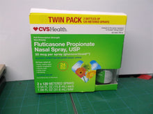 CVS TWINPACK of Fluticasone Propionate Nasal Spray, 2 X 120 Sprays Exp 11/2024