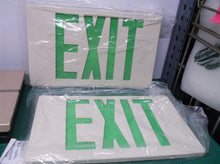 6616 LED Exit Sign, AC, White, 1/Each Exit single or double with snap in arrows