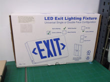 6616 LED Exit Sign, AC, White, 1/Each Exit single or double with snap in arrows