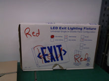 046608 LED Exit Sign, AC, White, 1/Each Exit single or double with snap in arrow