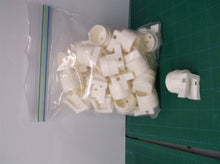 (20) T8 Right Angle White Fluorescent Light Bulb End Cap (Snap in T8 RT ANGLE WH