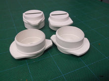 (4) Anthony 20-15026-0001 T-8 End Caps White