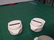 (4) Anthony 20-15026-0001 T-8 End Caps White