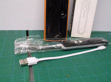 USB Rechargble Electric Arc Candle Lighter w/ LED Torch (Black)