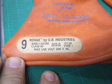 NOVAX Rubber Insulating Gloves sz 9 max use 500v jan 14 2021