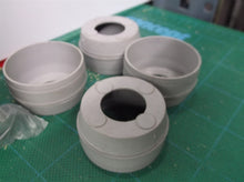 FLUORESCENT LAMP END CAP LOT OF 20 - light gray
