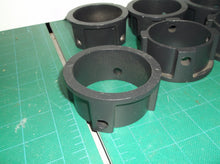 6 Misc Aluminum Mounting Flanges 2-1/2" ID 1-5/16" H