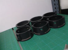 6 Misc Aluminum Mounting Flanges 2-1/2" ID 1-5/16" H