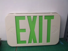 EZRXTEU2GWEM-V2 green exit sign 1 side with mount No Box